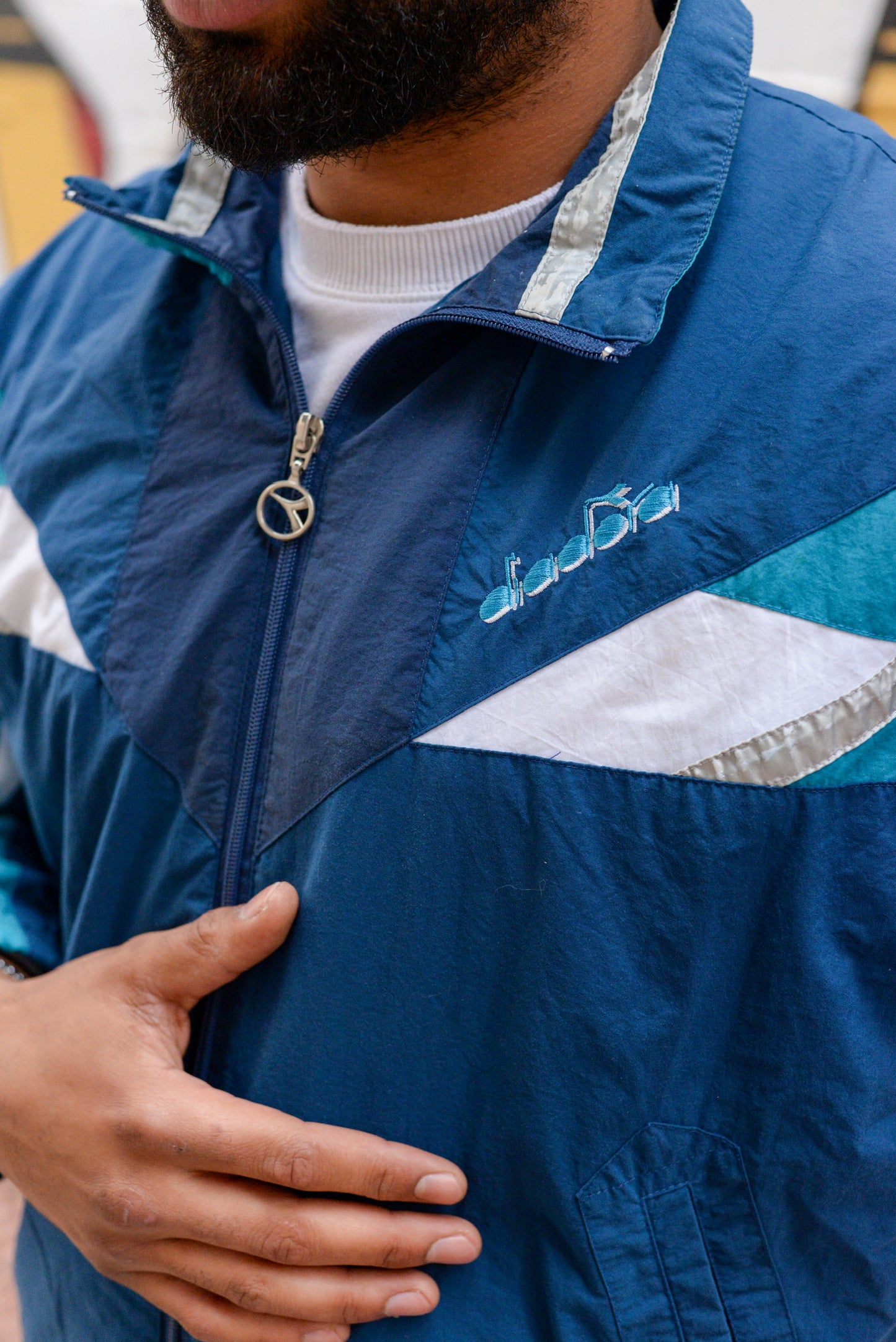 Diadora Windbreaker – Rare Retro Sports Jacket - M