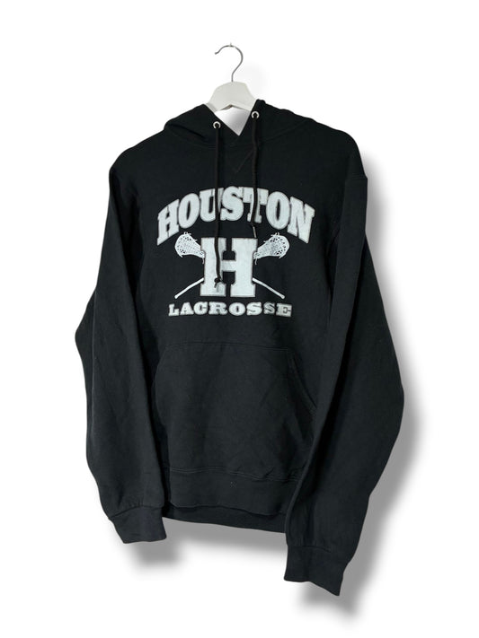 Houston Lacrosse Hoodie Black Size L - USA College Sweatshirt