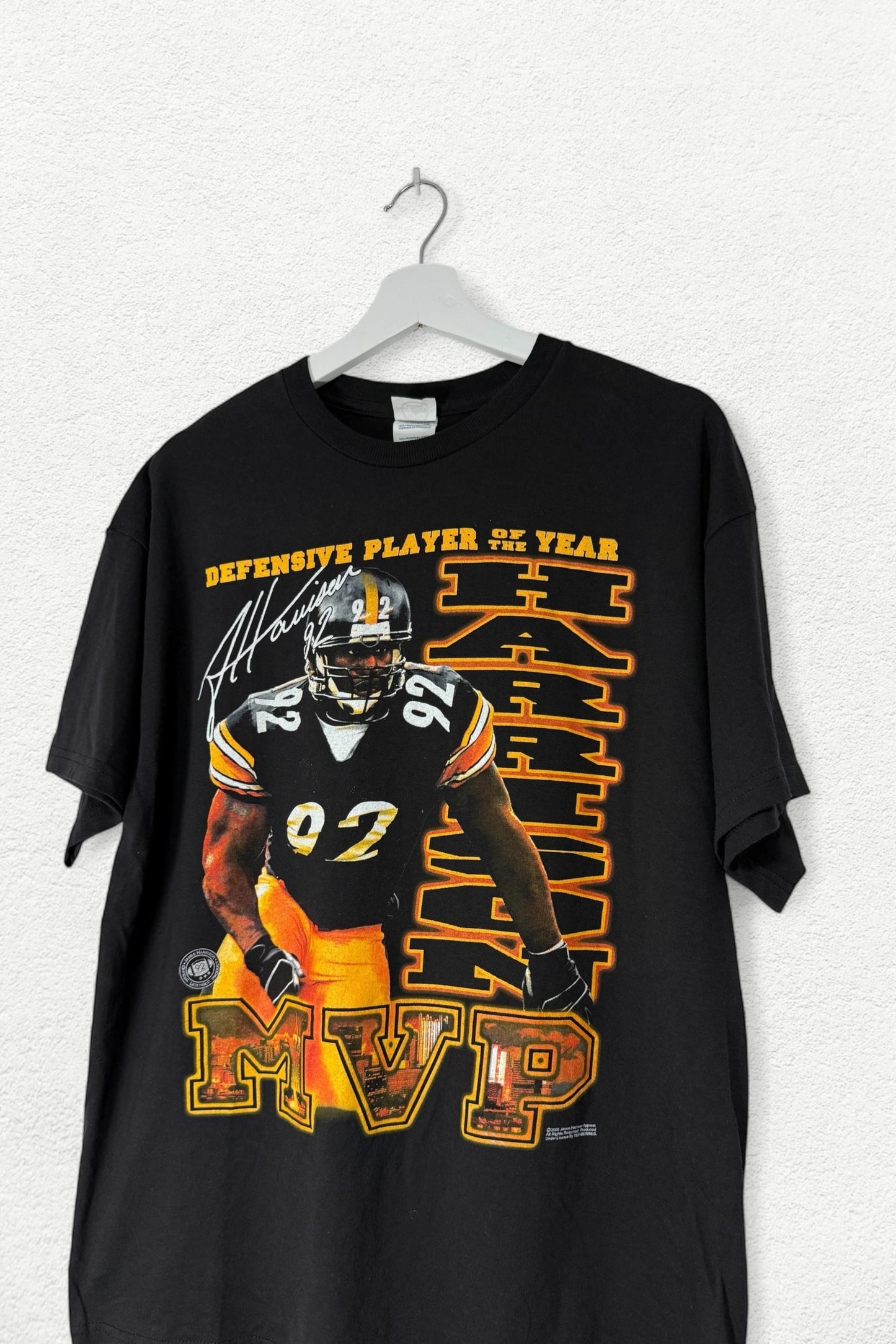 James Harrison NFL MVP Tee – Steelers Graphic Shirt - L
