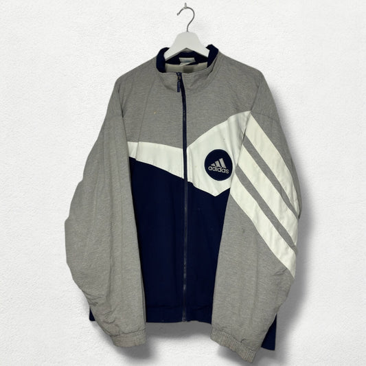 Adidas Jacket M – Two-Tone Retro Panel Windbreaker