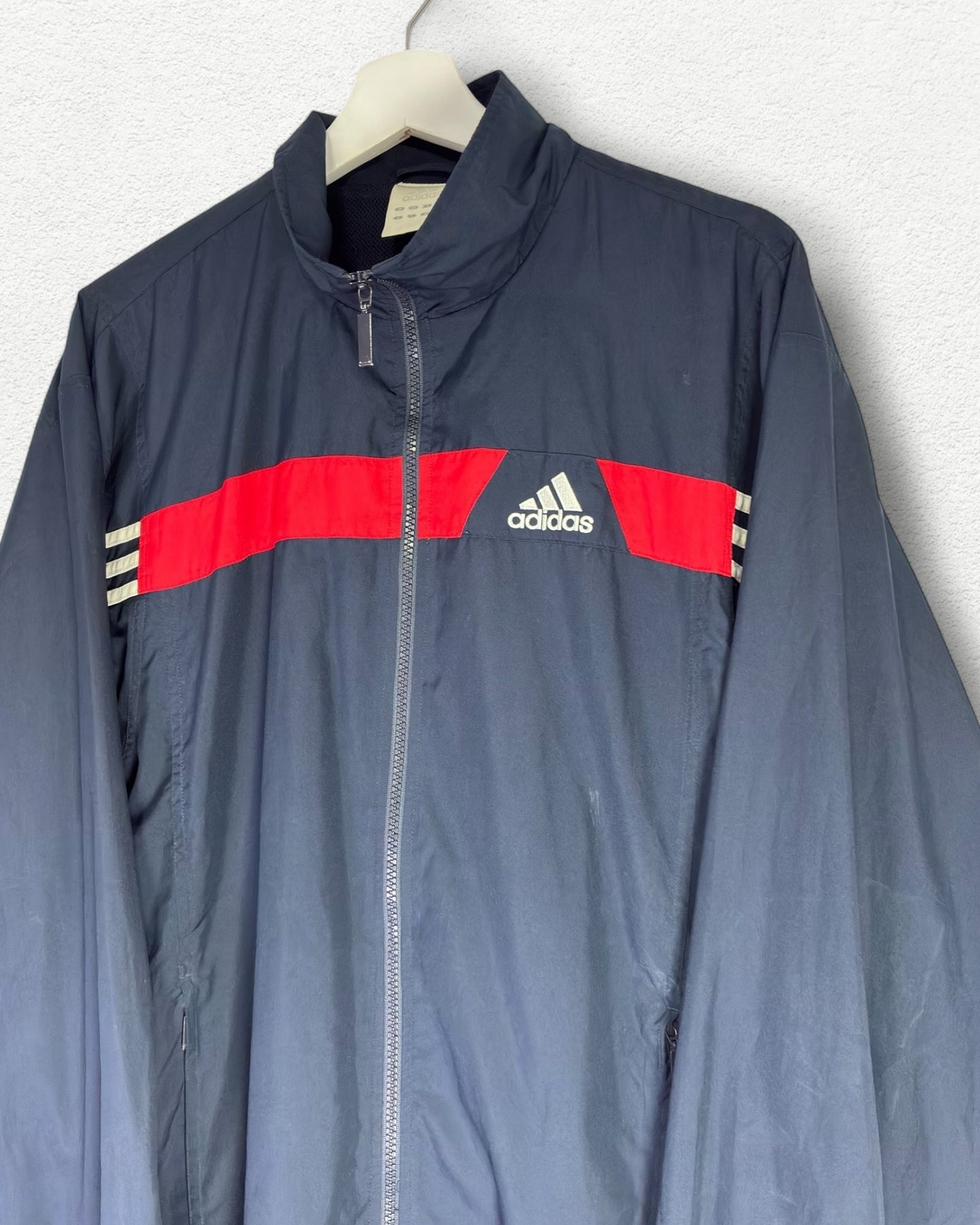 Adidas Tracksuit 90s Navy Red Logo - L