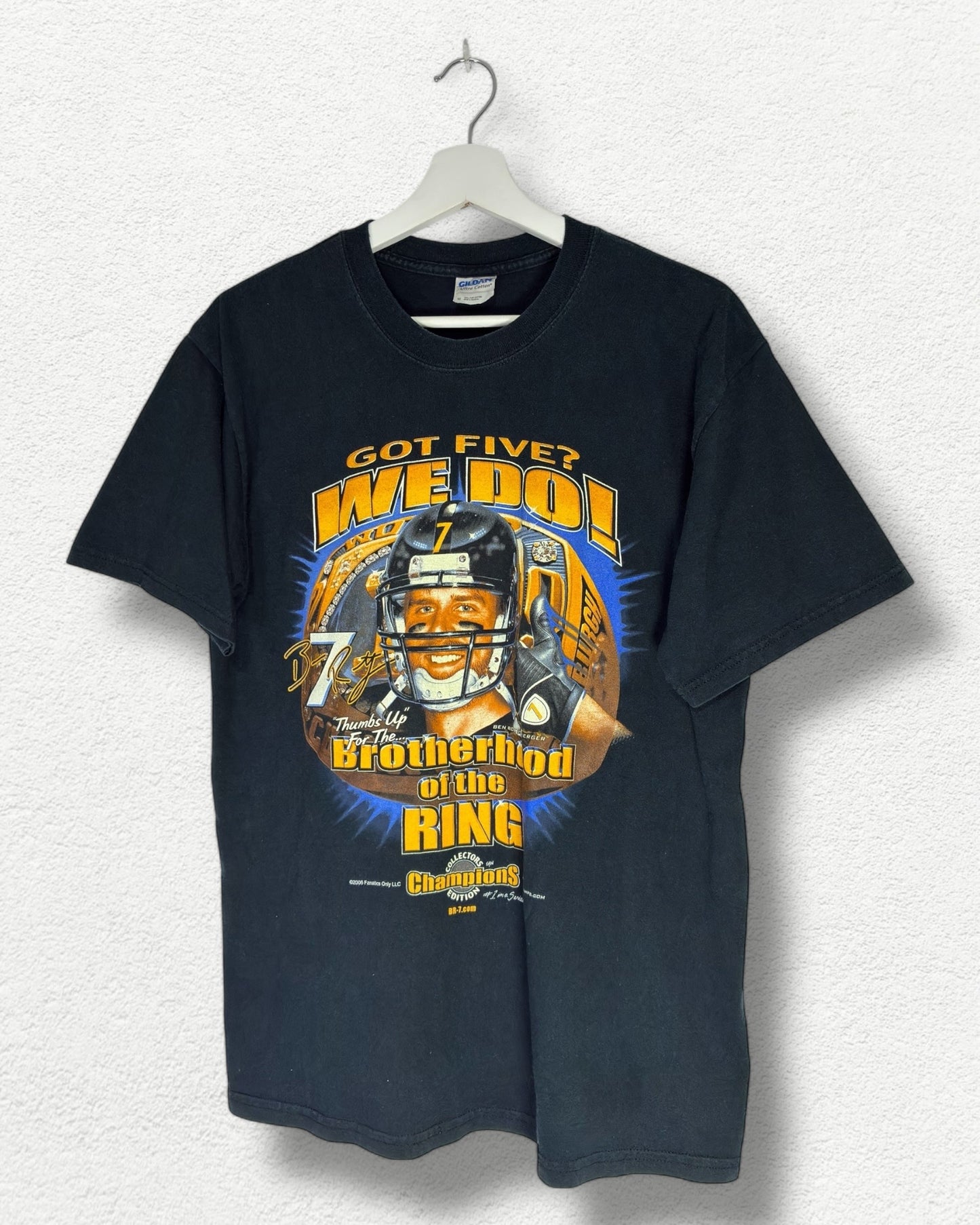 Vintage NFL Tee- M - Pittsburgh Steelers “Got Five? We Do!” Champions