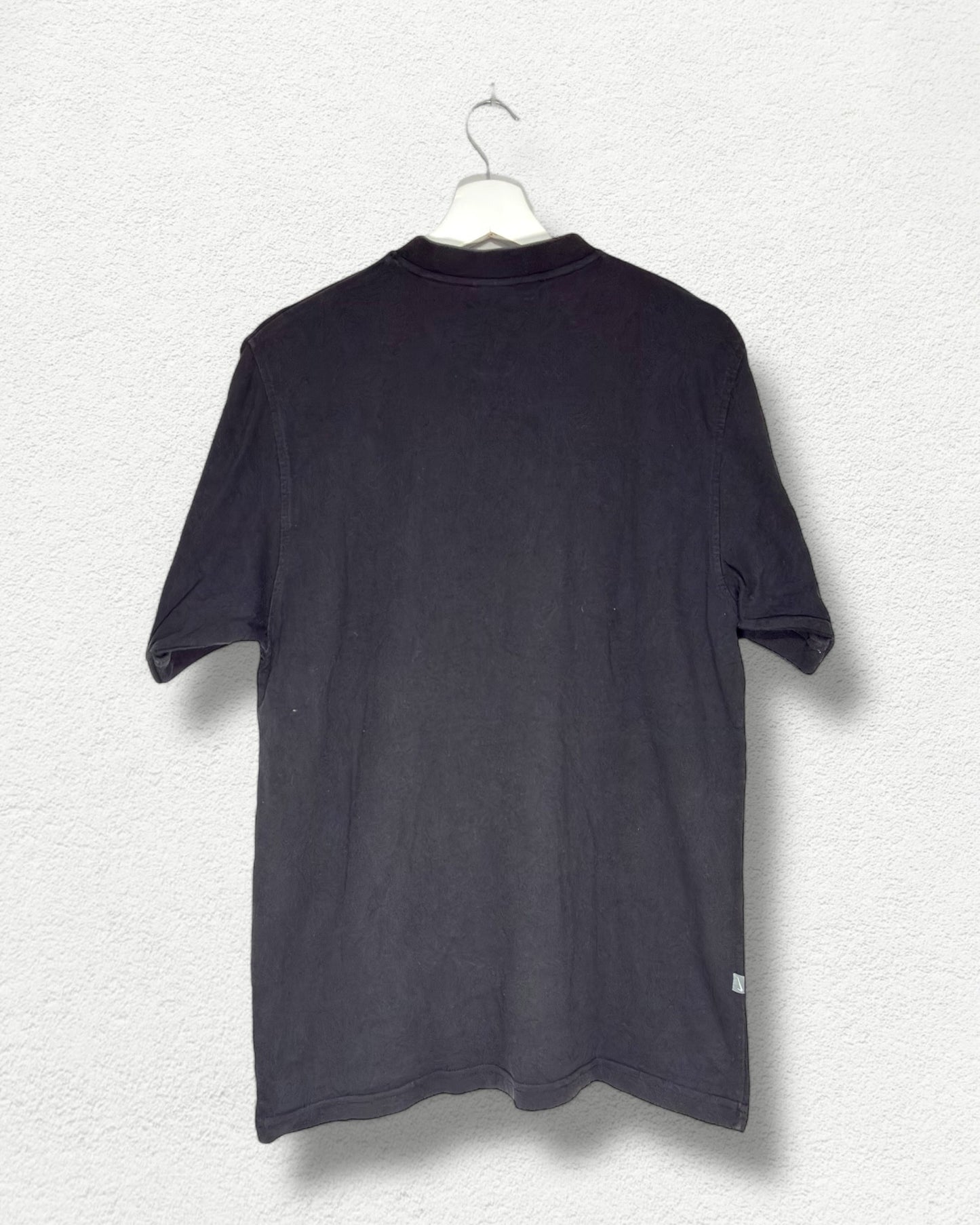 Nike Vintage Black Tee - 90s Minimal Swoosh - M