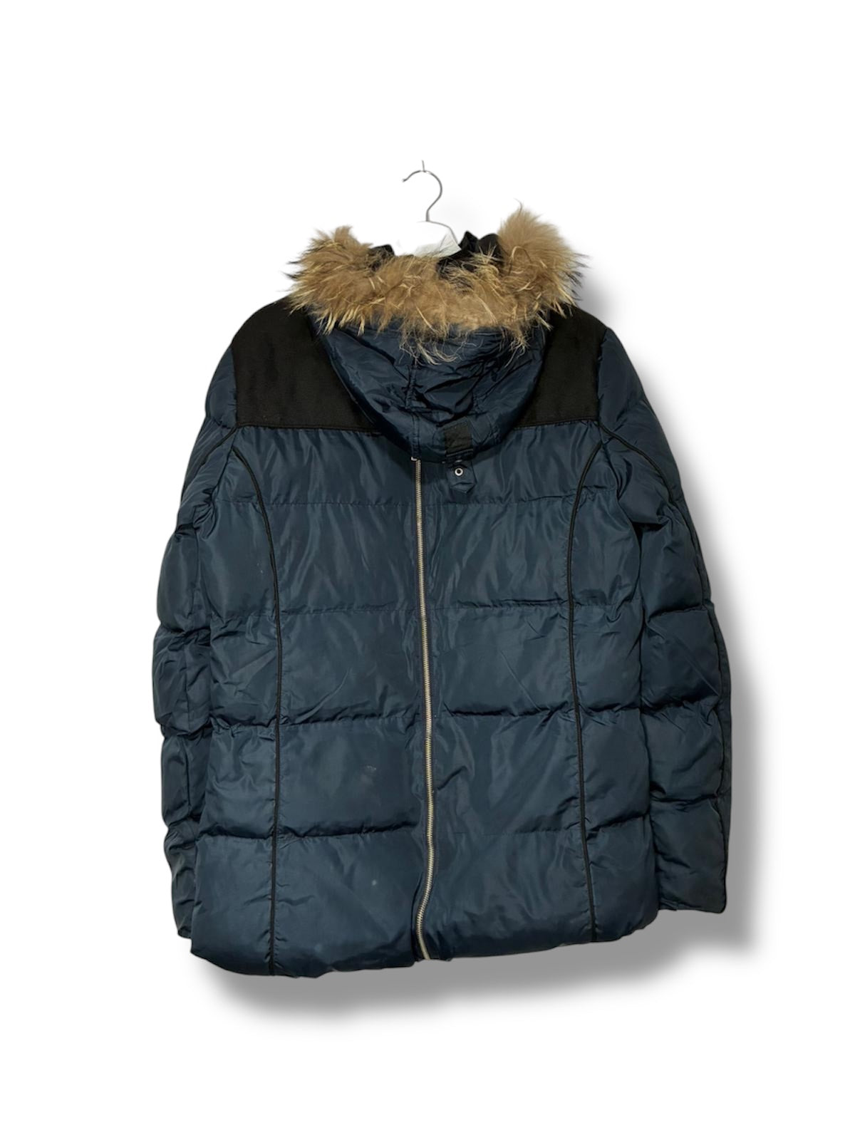 Geographical Norway Expedition Puffer Jacket – L – Fur Hood Winter Coat