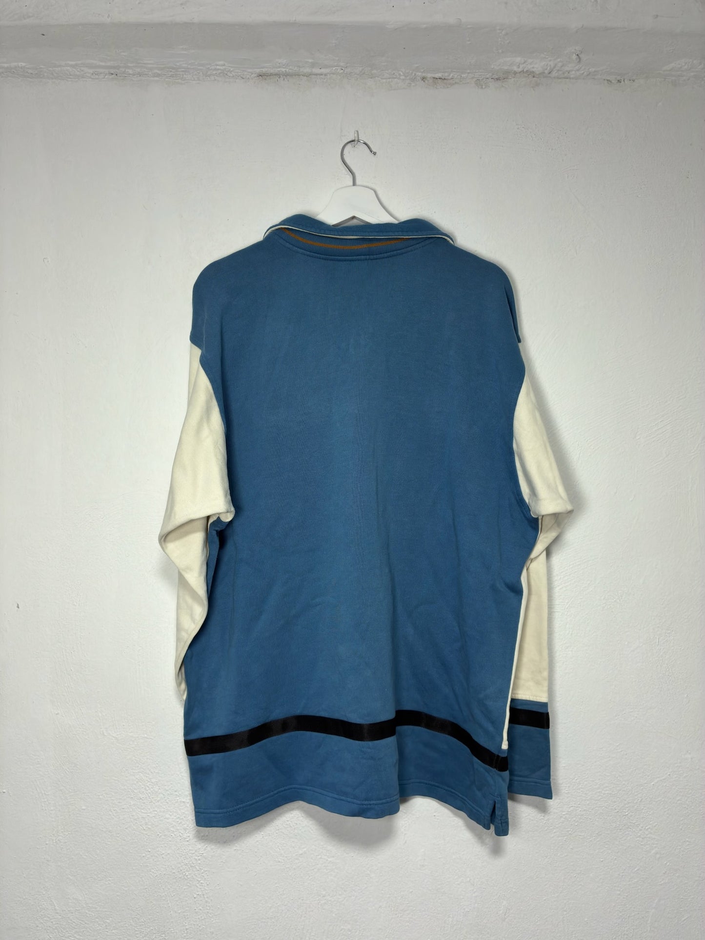 Champion USA Rugby Pullover 90s XL – Cream & Blue Vintage Drop