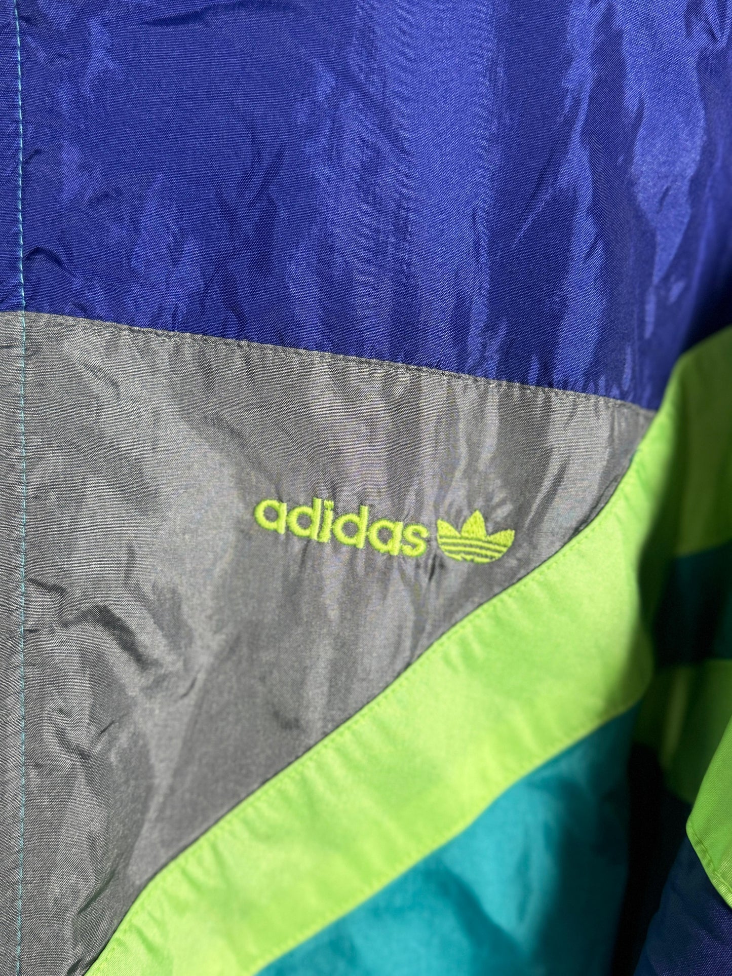 Vintage 90s Adidas Windbreaker Jacket - XL