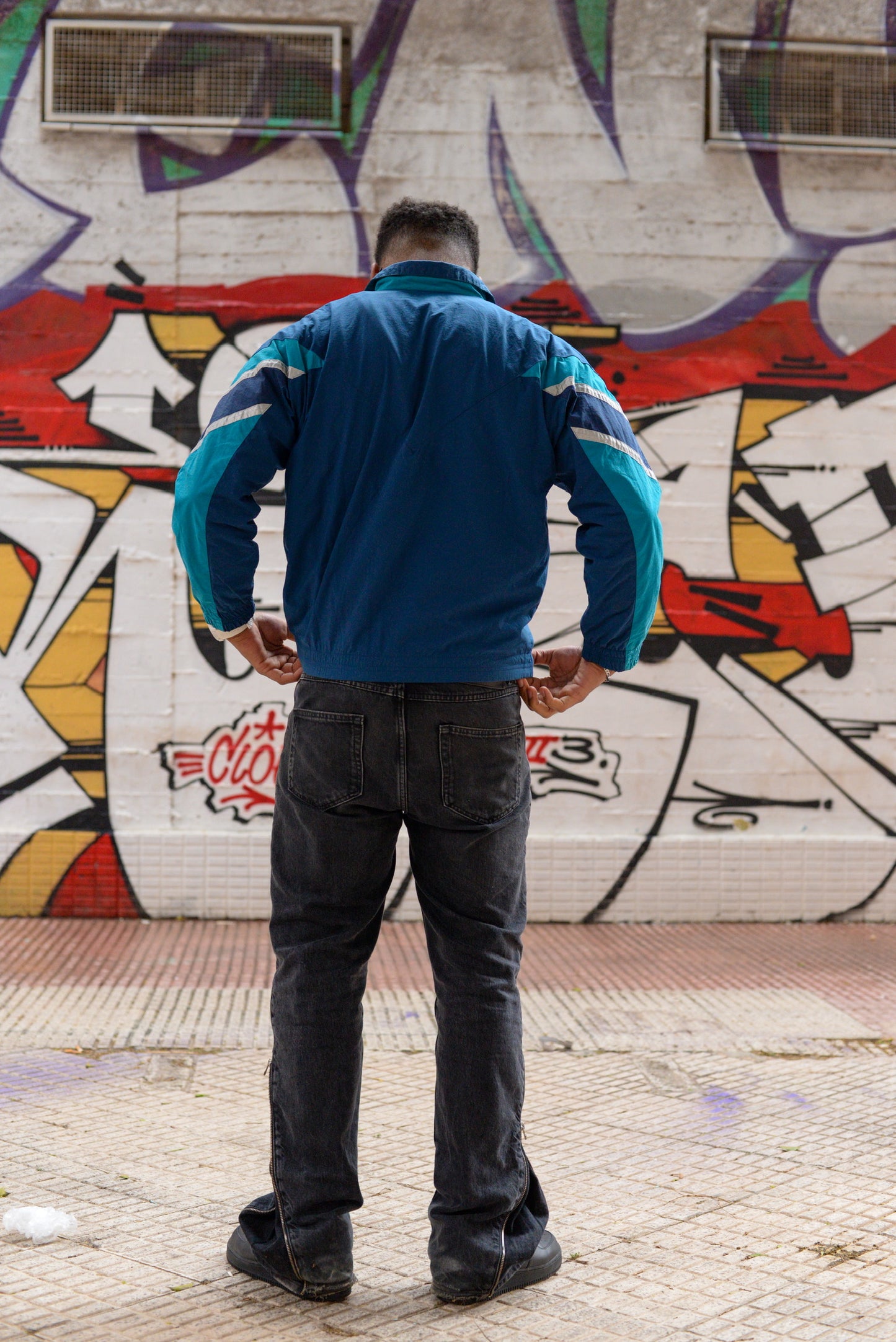 Diadora Windbreaker – Rare Retro Sports Jacket - M
