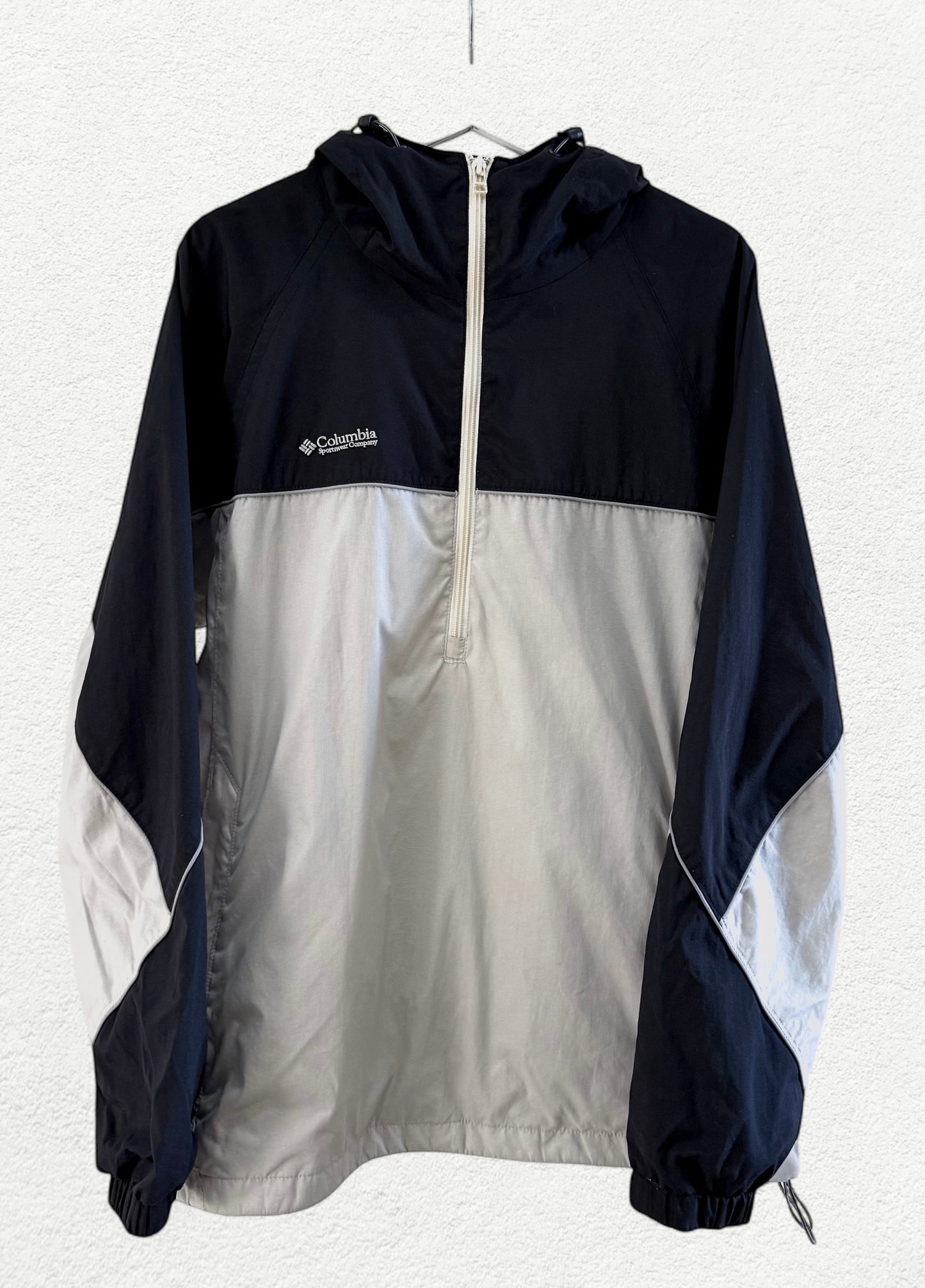 Columbia Windbreaker Half-Zip 90s Style - L