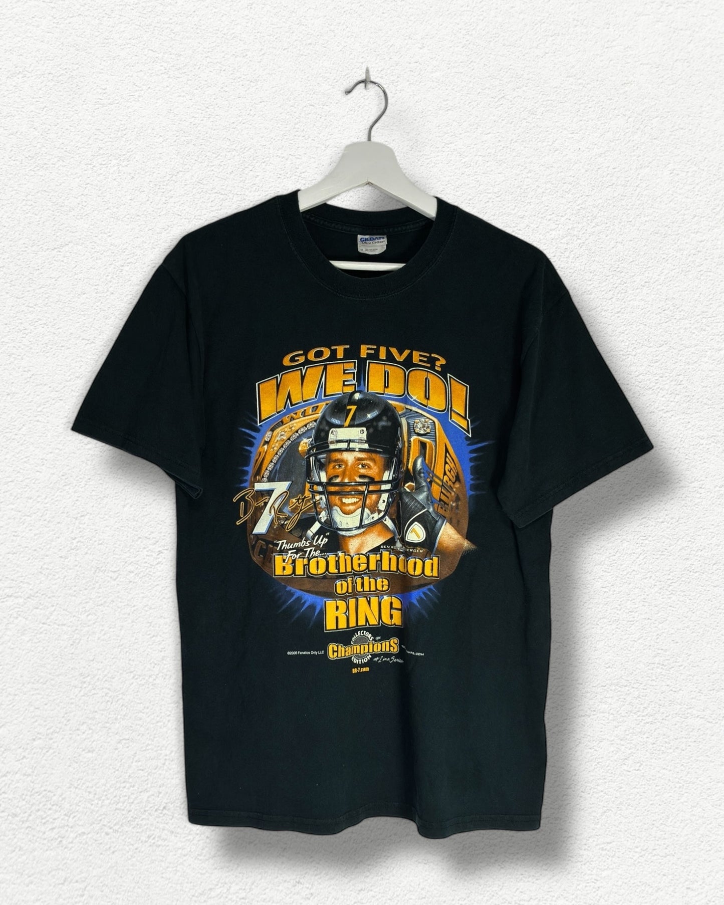 Vintage NFL Tee- M - Pittsburgh Steelers “Got Five? We Do!” Champions
