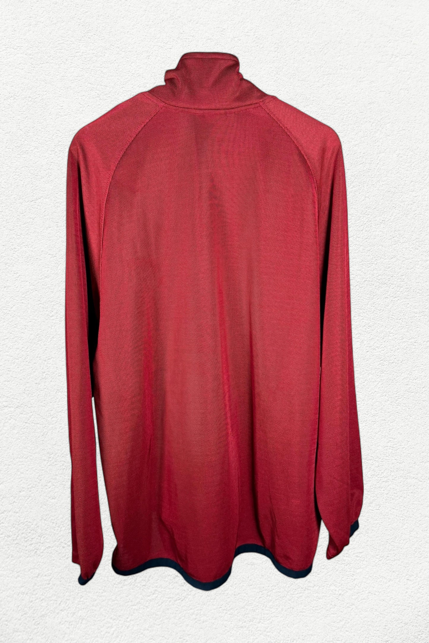 FC Barcelona Nike Jacket – Red Retro Football Zip-Up - L