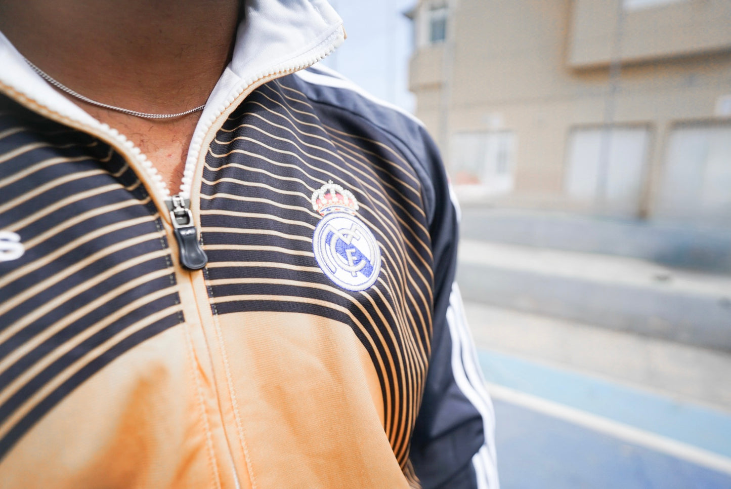 Real Madrid 06/07 Adidas Anthem Jacket - XL