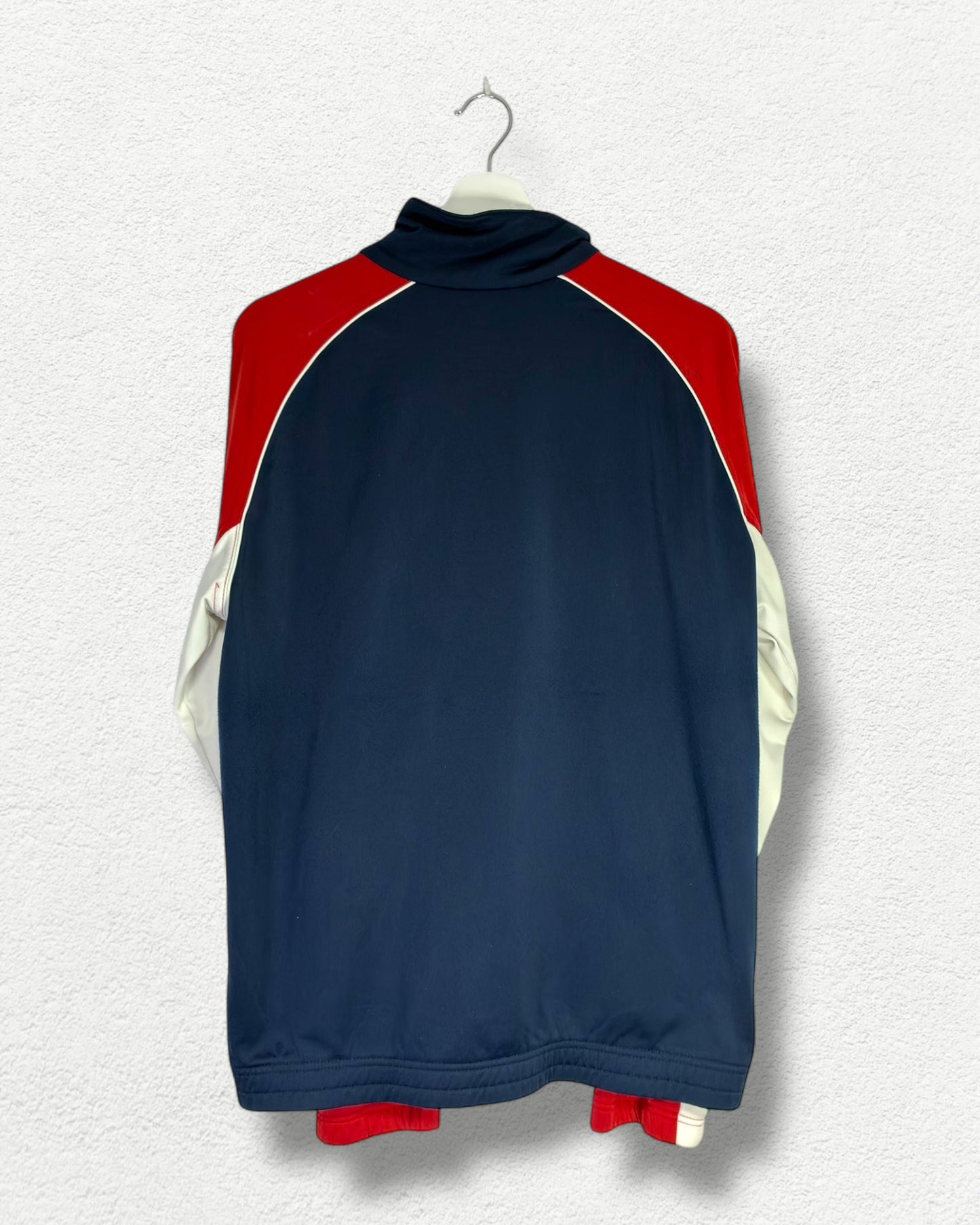 Nike Track Jacket - L - 00s Panel Zip-Up USA Style
