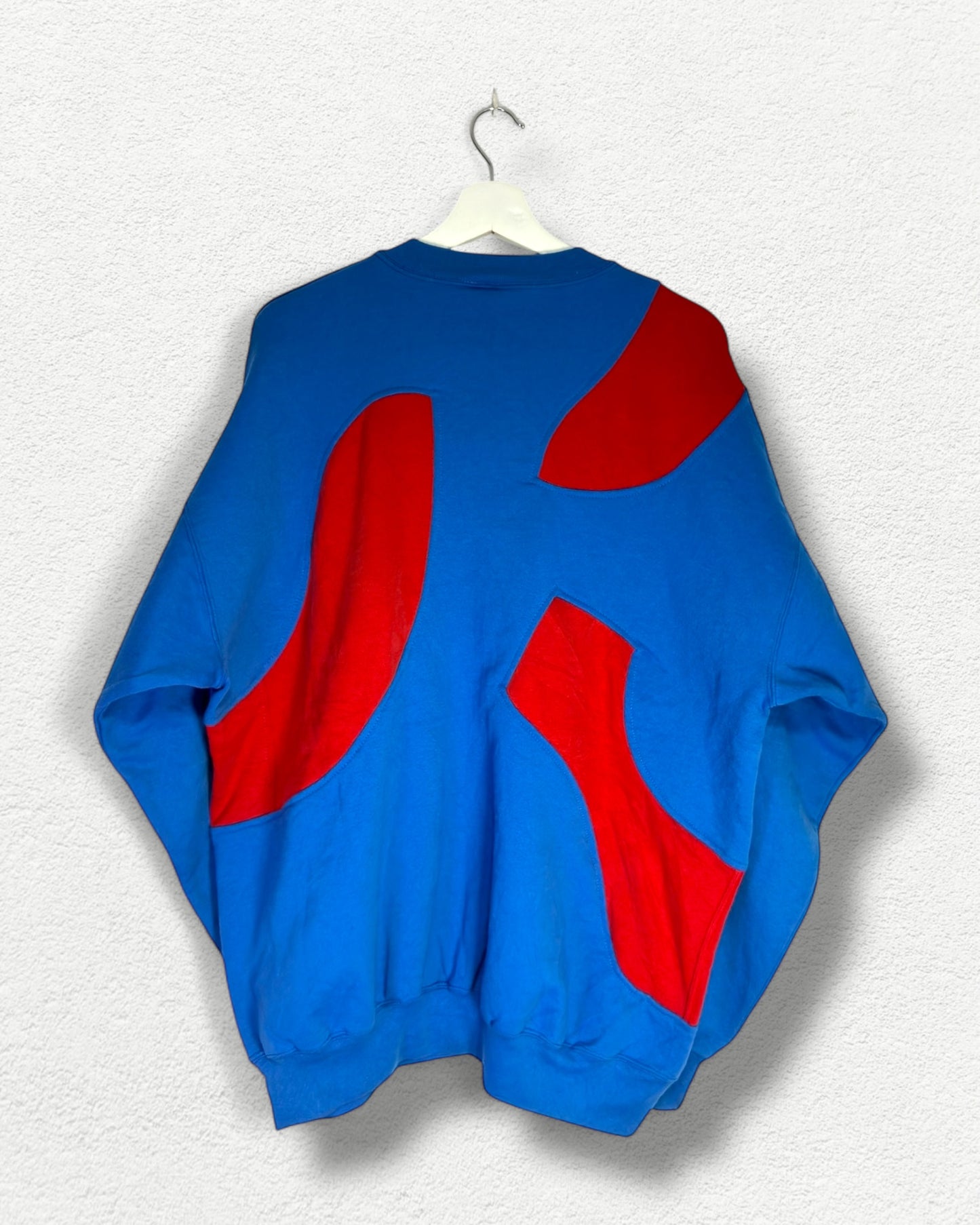 Nike Sweatshirt - M - Rare 90s Colorblock Crewneck USA