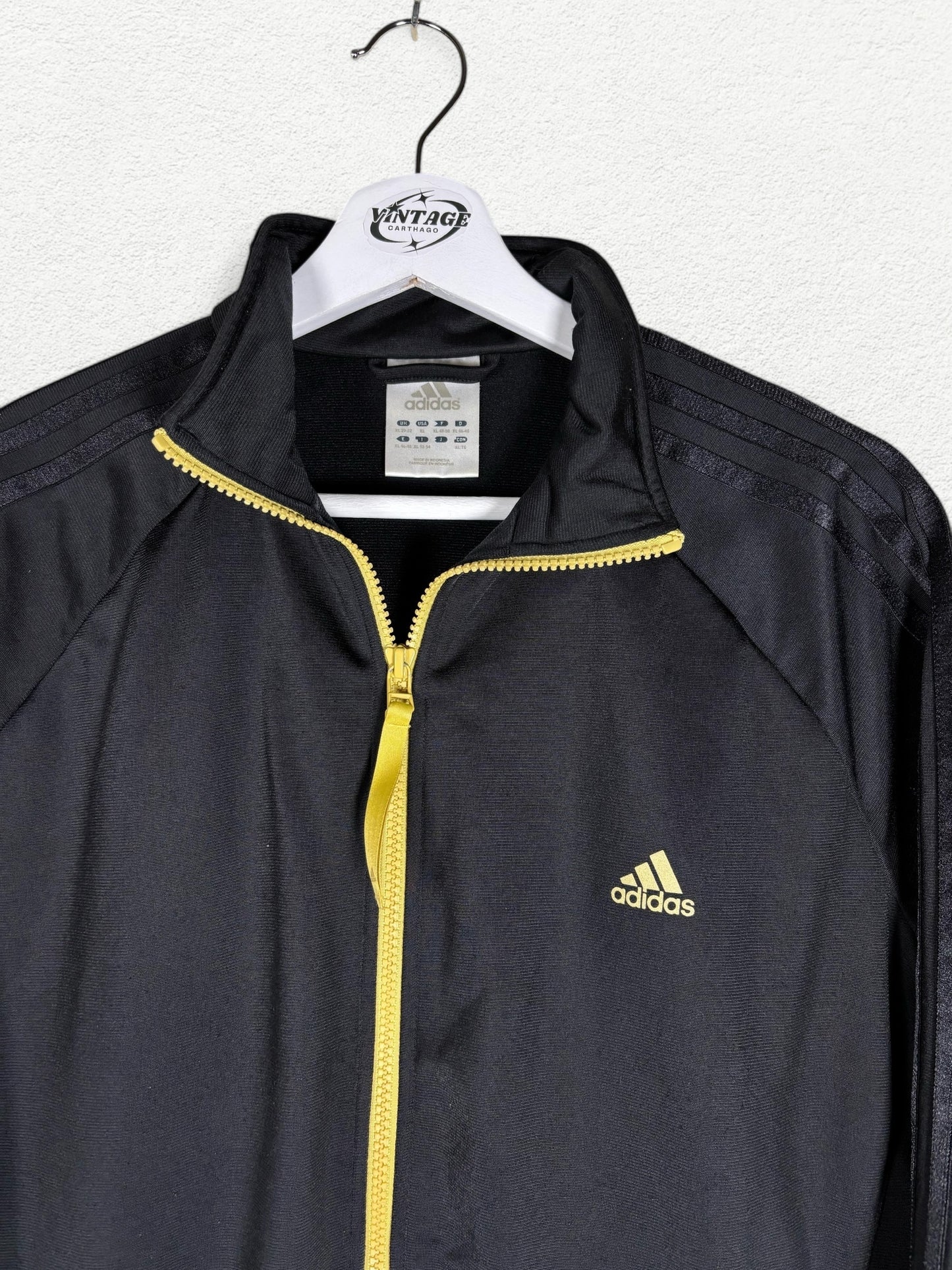 Adidas Track Jacket – Minimalist Retro Sportswear Style - XL