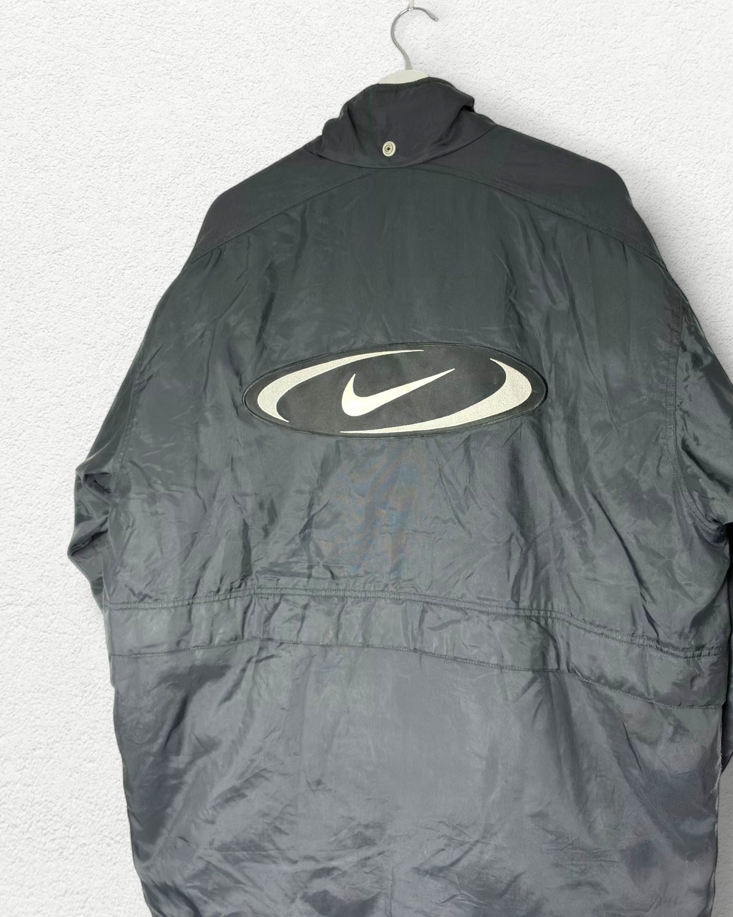 Nike 90s Big Swoosh Jacket - Vintage Windbreaker - M