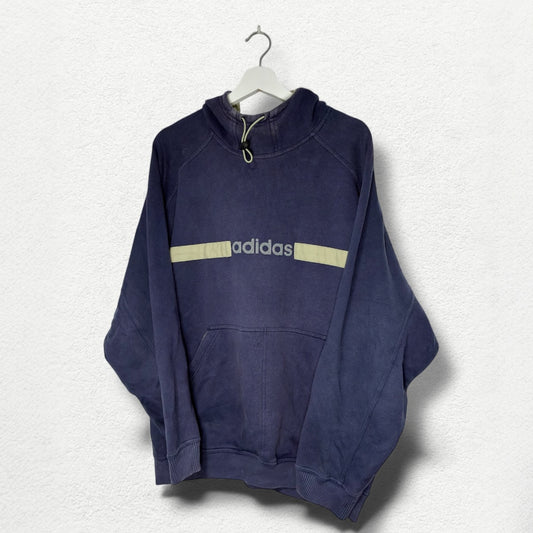 Adidas Hoodie 00s Oversized Navy – Size L