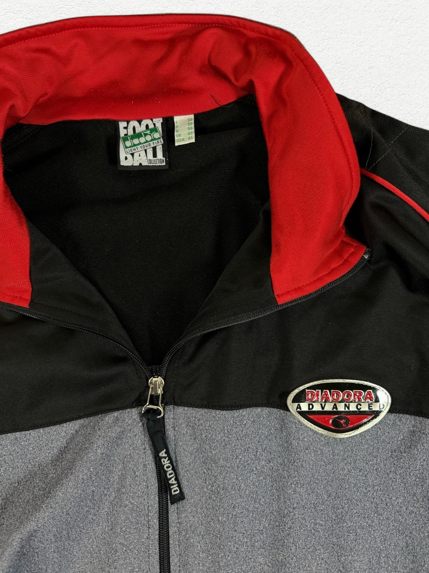 Diadora Track Jacket – Rare Retro Racing Style- XL