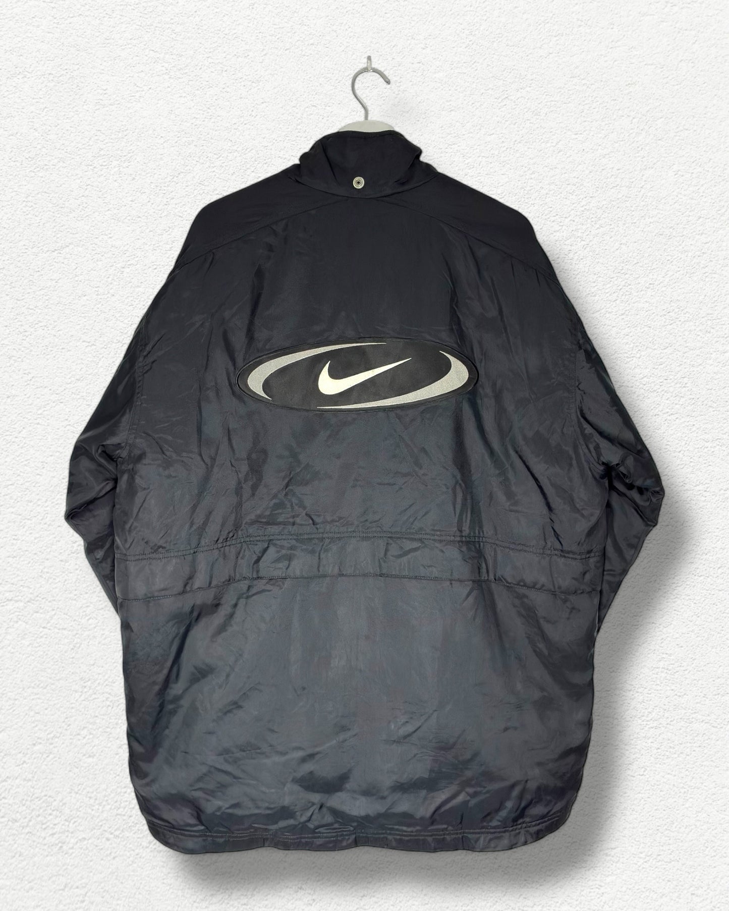 Nike 90s Big Swoosh Jacket - Vintage Windbreaker - M