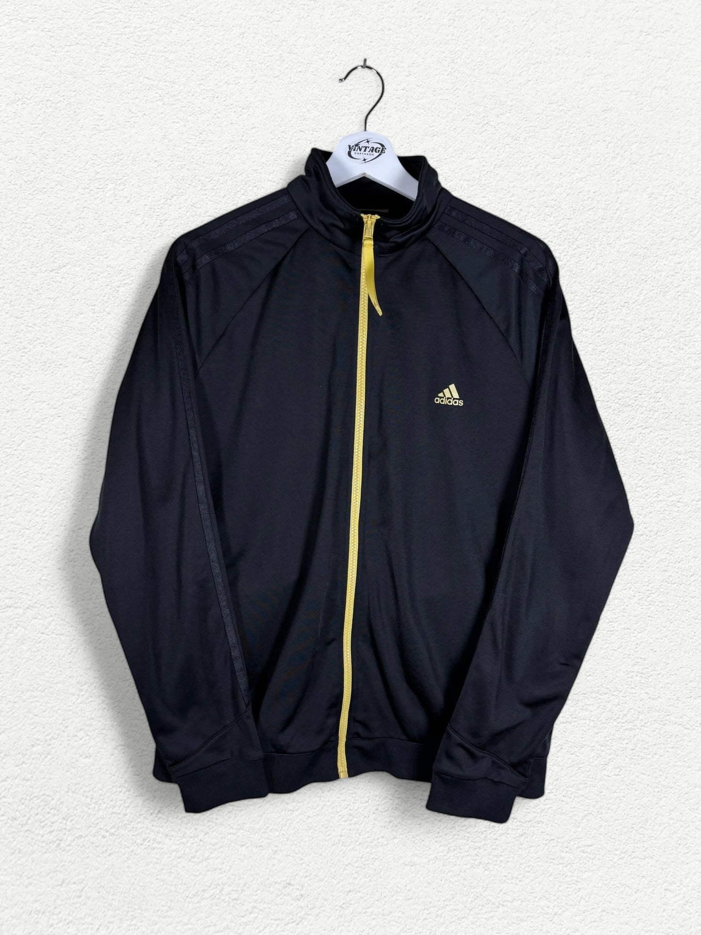 Adidas Track Jacket – Minimalist Retro Sportswear Style - XL