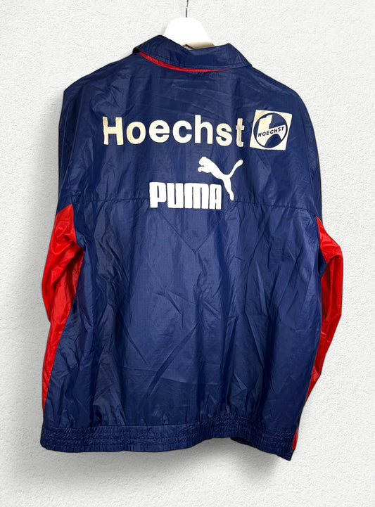 Puma Windbreaker – Rare Hoechst Sponsor Retro Jacket - L