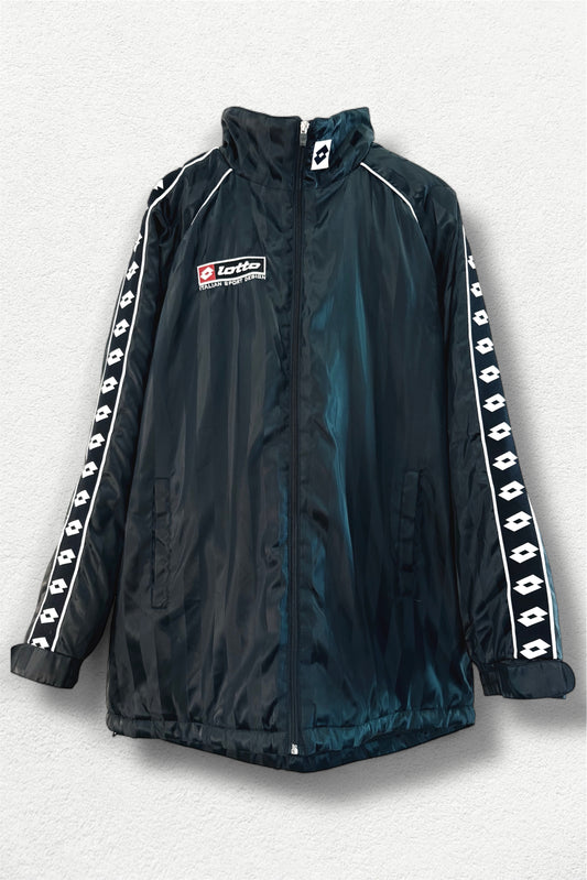 Lotto Puffer Coat – Italian Sport Design Vintage Look - L