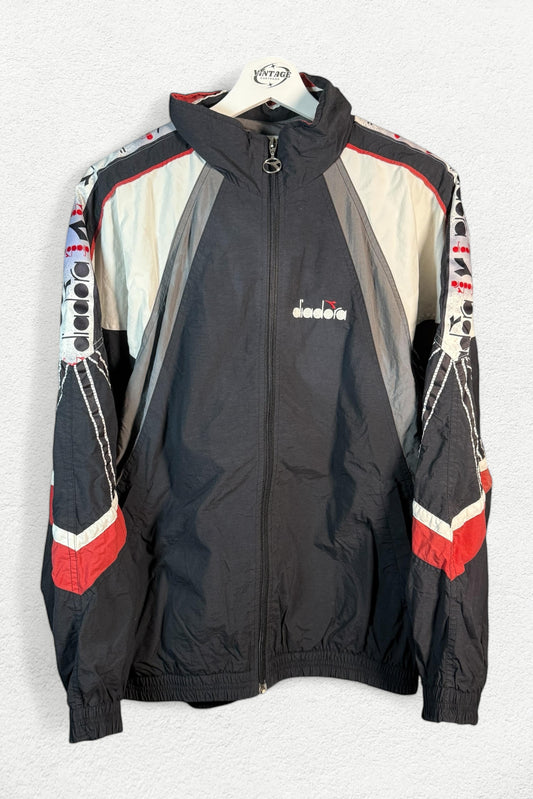 Diadora Jacket – Classic 90s Sports Style - L