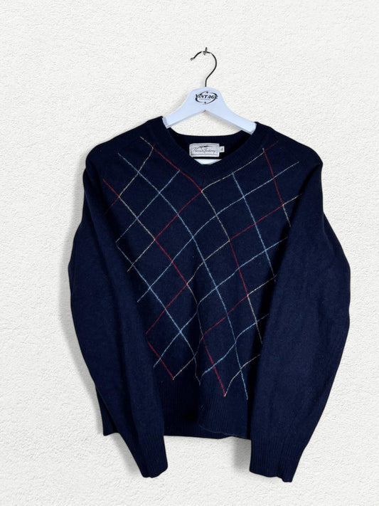 Thomas Burberry V-Neck Sw-
eater - XL