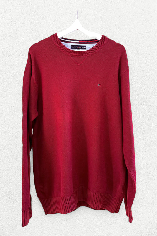 Tommy Hilfiger Minimal Logo Knit Jumper – Classic - L
