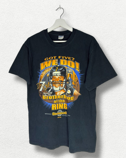 Vintage NFL Tee- M - Pittsburgh Steelers “Got Five? We Do!” Champions