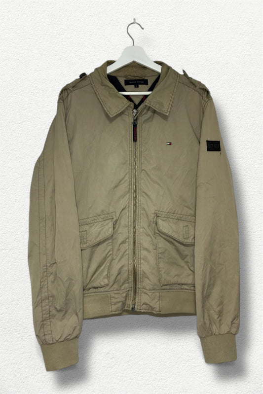 Tommy Hilfiger L – Classic Beige Bomber Jacket