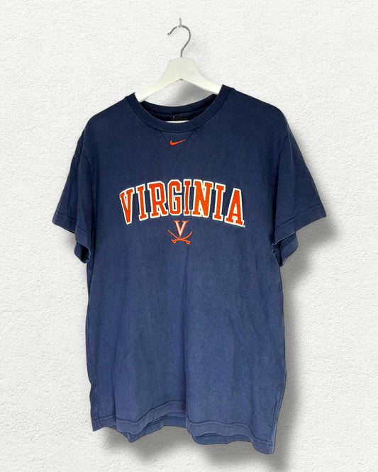 Nike College T-Shirt Virginia Cavaliers Arch Logo - S