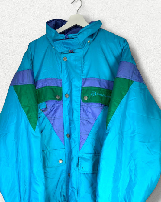 Sergio Tacchini Ski Jacket 90s Colorblock - XL