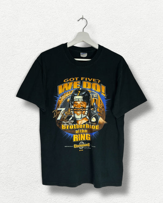 Vintage NFL Tee- M - Pittsburgh Steelers “Got Five? We Do!” Champions