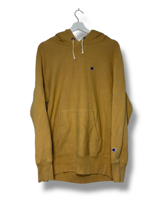 Champion Reverse Weave Hoodie – Mustard Yellow – Size L