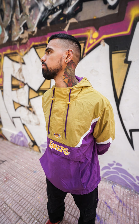 Los Angeles Lakers Windbreaker – Mitchell & Ness - L