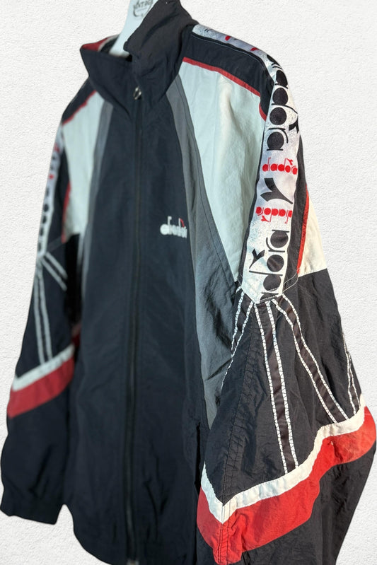 Diadora Jacket – Classic 90s Sports Style - L