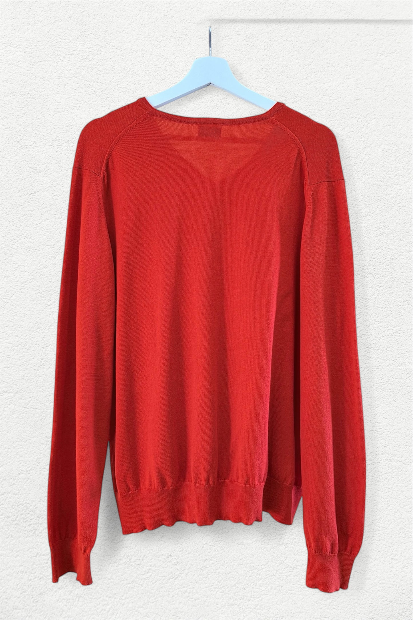 Lacoste V-Neck Minimal Iconic Knit - L