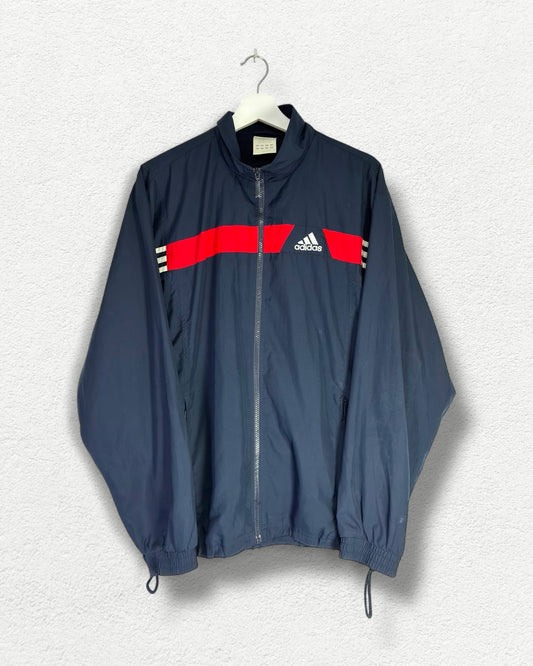 Adidas Tracksuit 90s Navy Red Logo - L
