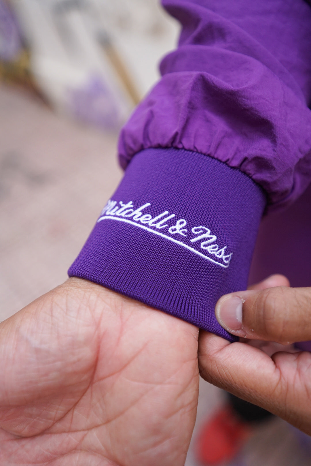 Los Angeles Lakers Windbreaker – Mitchell & Ness - L