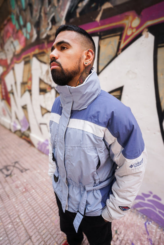 Columbia Puffer Jacket – Titanium Omni-Tech - L