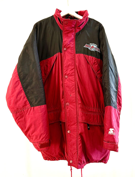 Vintage 90’s Parka Starter Colorado Avlanche