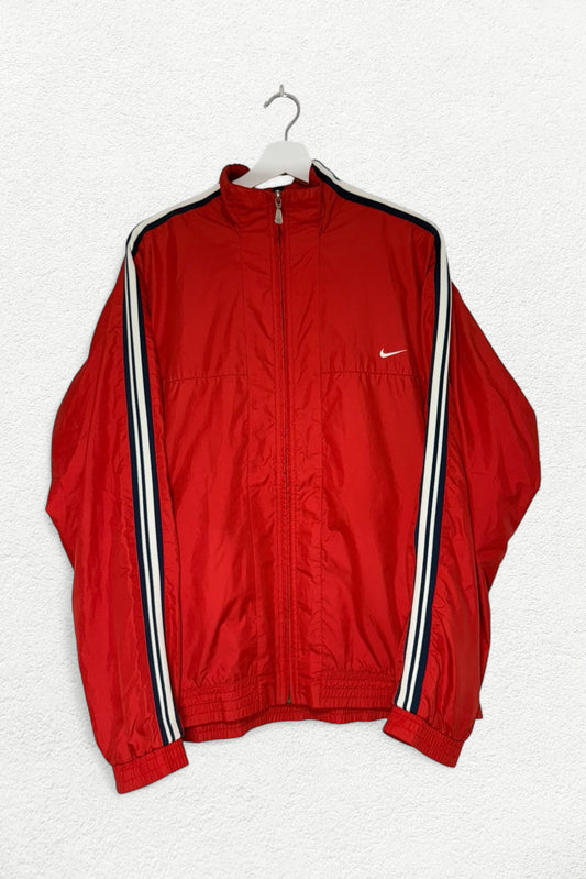 Nike Red Windbreaker Jacket - XL