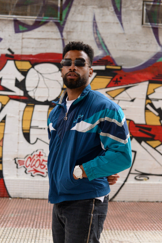 Diadora Windbreaker – Rare Retro Sports Jacket - M