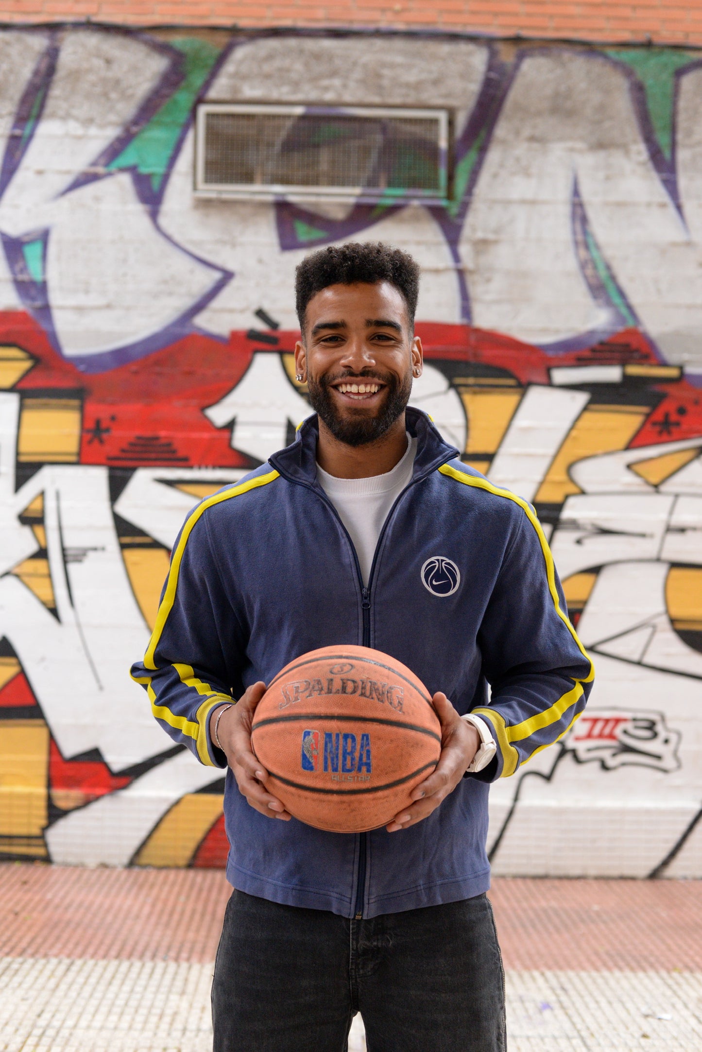 Nike Basketball Full Zip Jacket – Rare Retro Streetwear - S