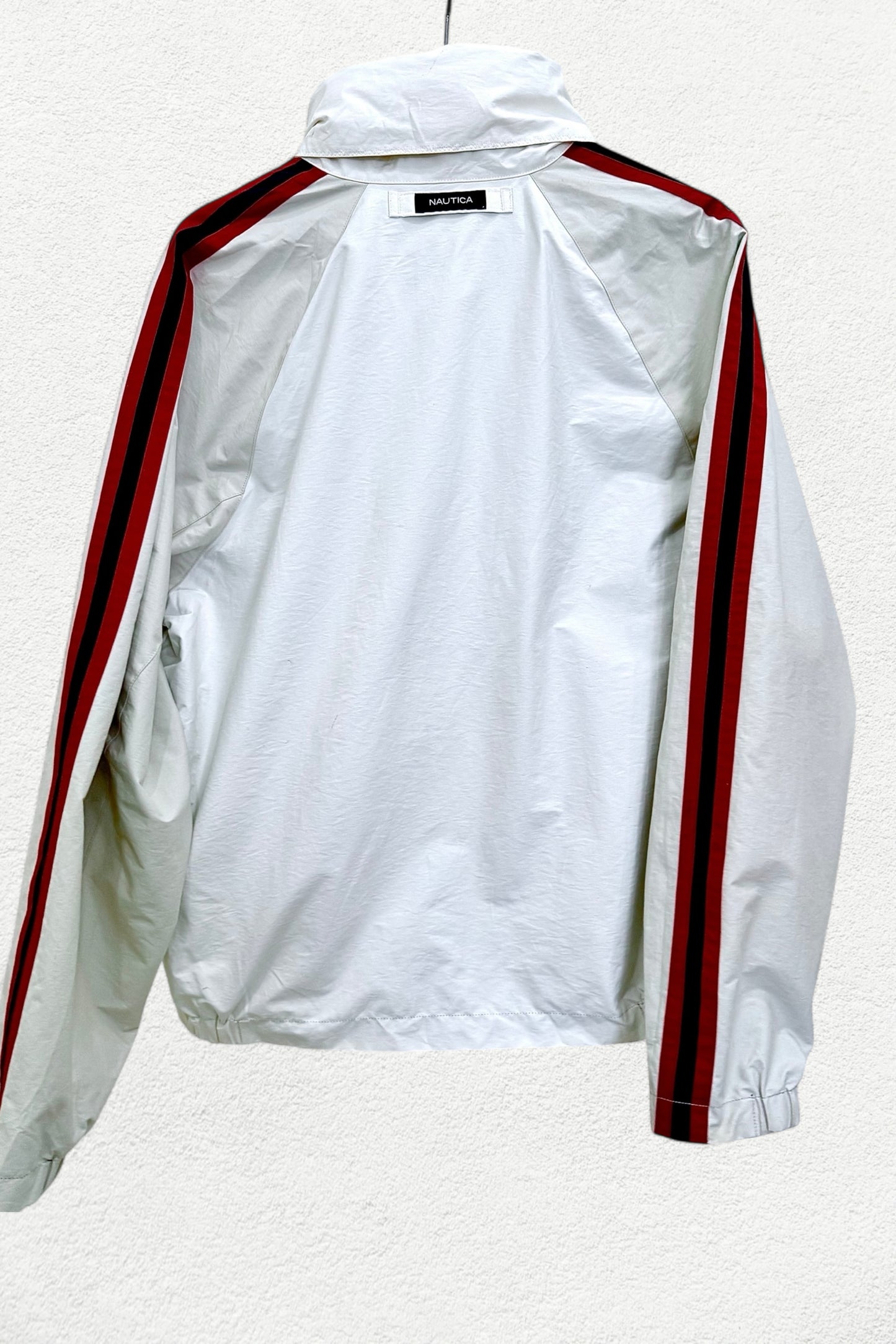 Nautica Audi Invitational Windbreaker White Navy Red - XL