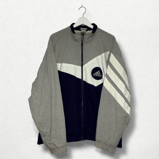 Adidas Jacket M – Two-Tone Retro Panel Windbreaker