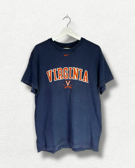 Nike College T-Shirt Virginia Cavaliers Arch Logo - S