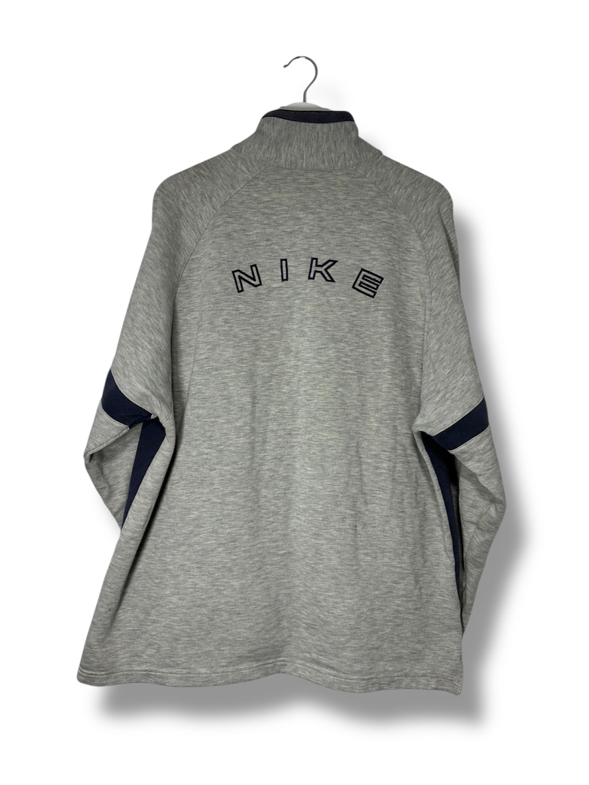 Nike Vintage Full Zip Track Jacket Grey Navy – L – Big Back Logo