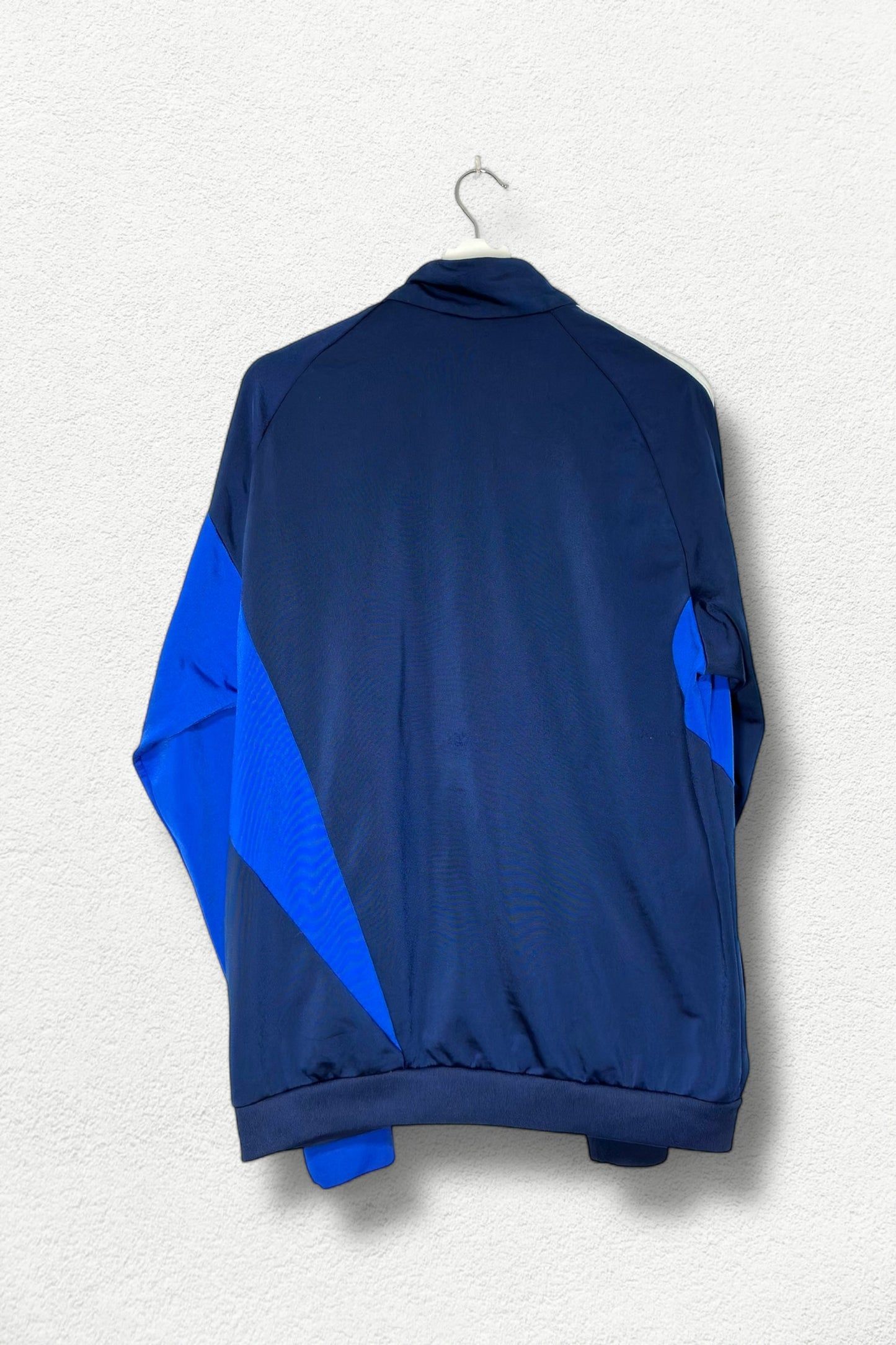 Adidas Track Jacket Navy Blue & White - L