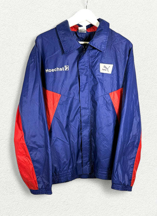 Puma Windbreaker – Rare Hoechst Sponsor Retro Jacket - L